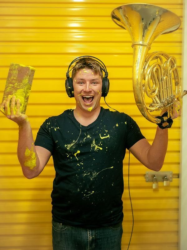 Brian KM with horn